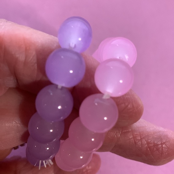 Beautiful pink and purple bracelets - Picture 6 of 6